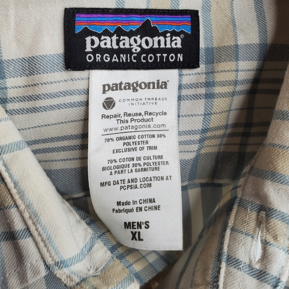 21) PATAGONIA Men's XL Collared Button Up Sz. XL - Picture 4 of 4
